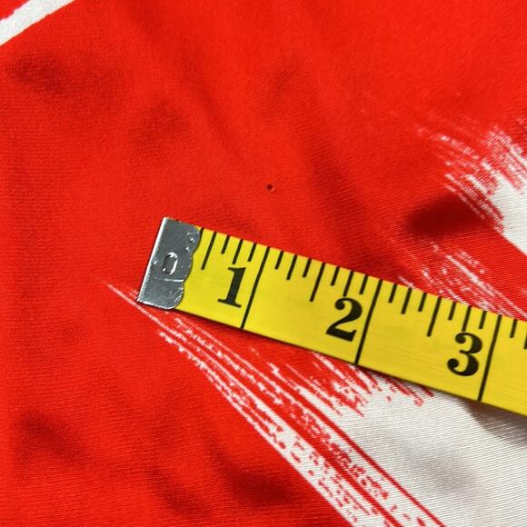 Vintage 70s Unbranded a line maxi dress in red and white, size small - Picture 8 of 9